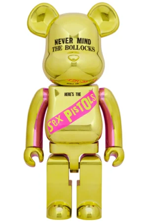 BE@RBRICK Sex Pistols NEVER MIND THE BOLLOCKS Chrome Ver. 1000％